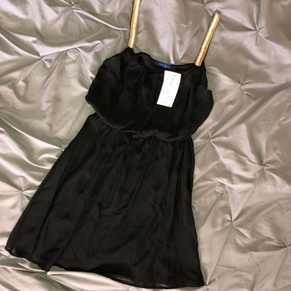 Black Chiffon Dress